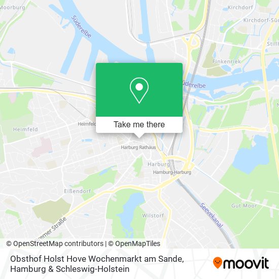 Obsthof Holst Hove Wochenmarkt am Sande map