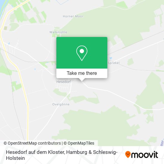 Hesedorf auf dem Kloster map