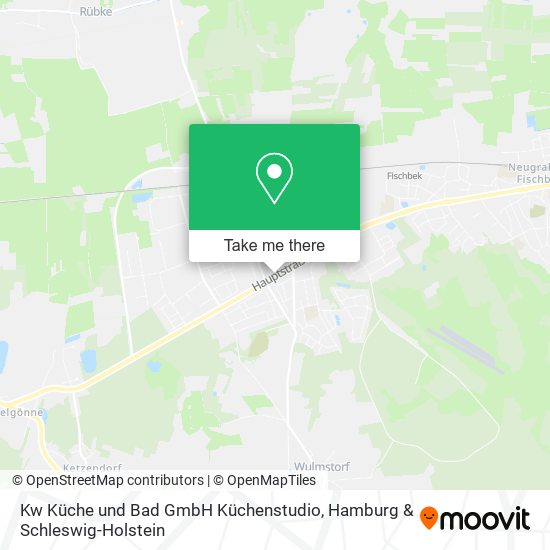 Kw Küche und Bad GmbH Küchenstudio map