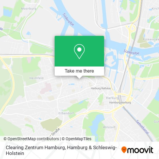 Карта Clearing Zentrum Hamburg