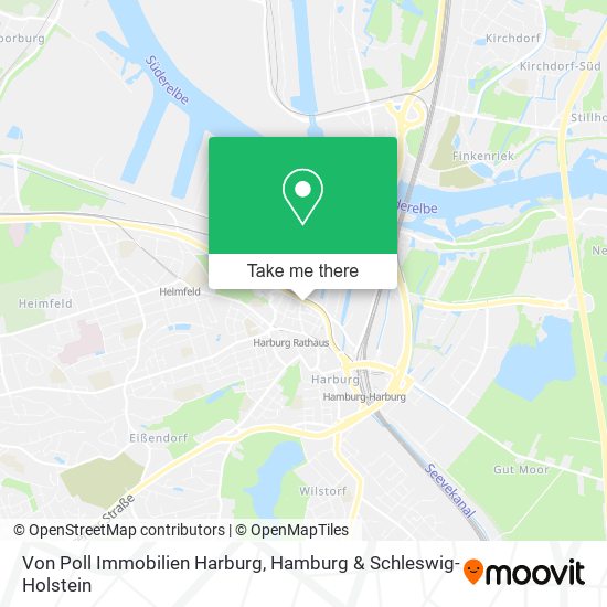 Von Poll Immobilien Harburg map