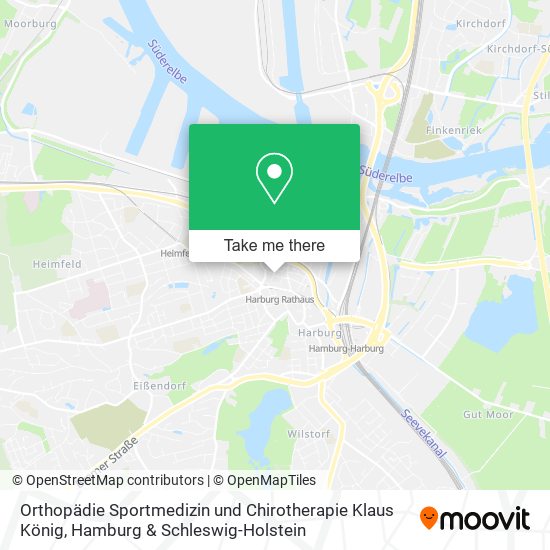 Карта Orthopädie Sportmedizin und Chirotherapie Klaus König