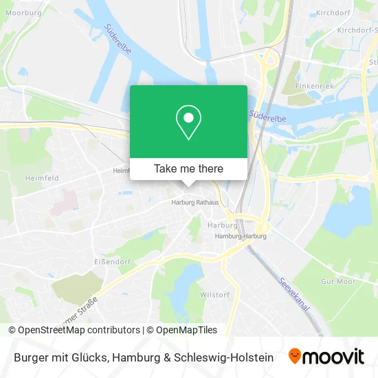 Карта Burger mit Glücks