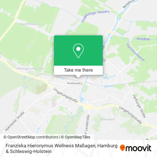 Карта Franziska Hieronymus Wellness Maßagen