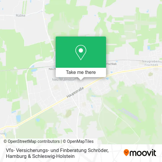 Карта Vfs- Versicherungs- und Finberatung Schröder