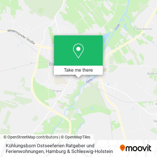 Kühlungsborn Ostseeferien Ratgeber und Ferienwohnungen map