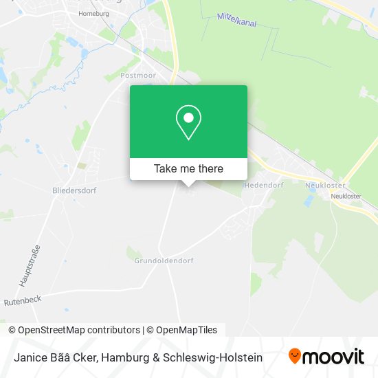 Janice Bãâ Cker map