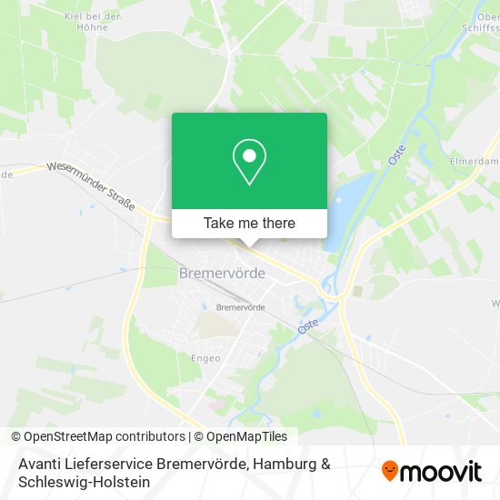Avanti Lieferservice Bremervörde map