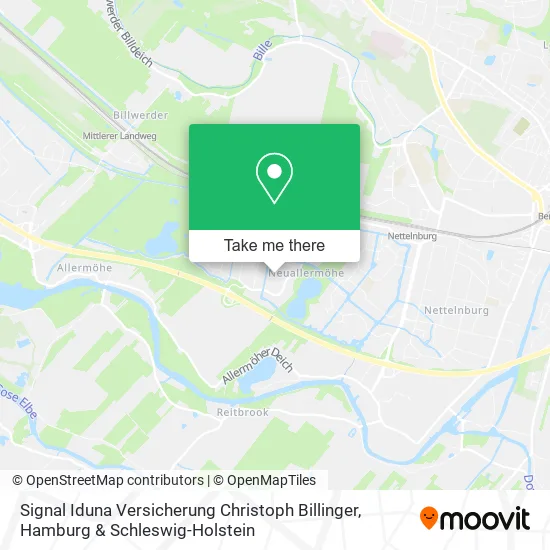 Карта Signal Iduna Versicherung Christoph Billinger