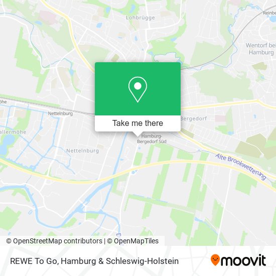 REWE To Go map