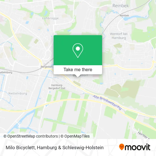 Карта Milo Bicyclett