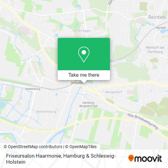 Friseursalon Haarmonie map