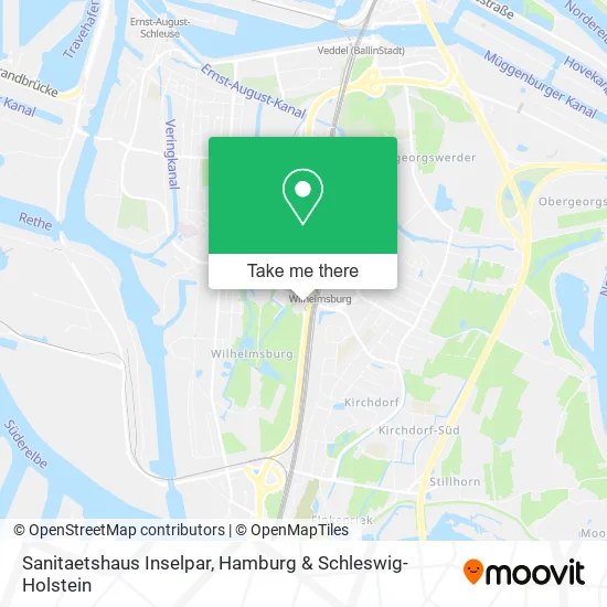 Sanitaetshaus Inselpar map