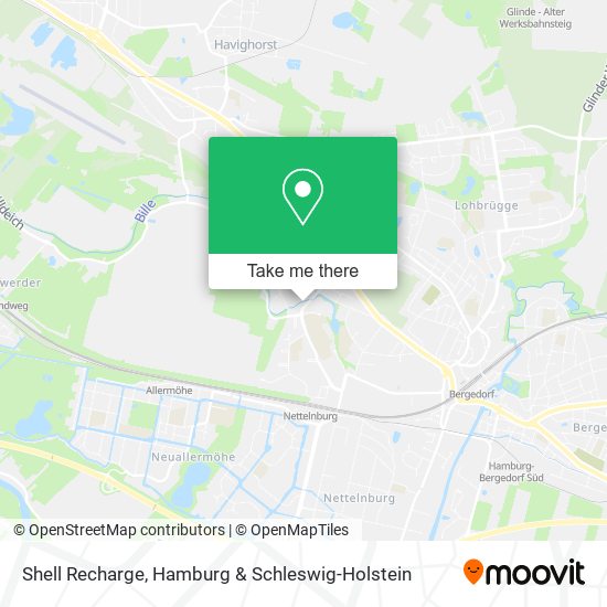 Shell Recharge map