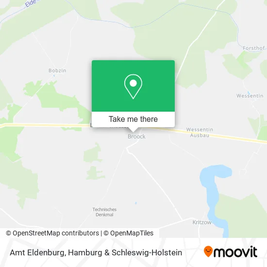 Карта Amt Eldenburg