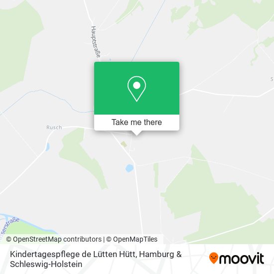 Kindertagespflege de Lütten Hütt map