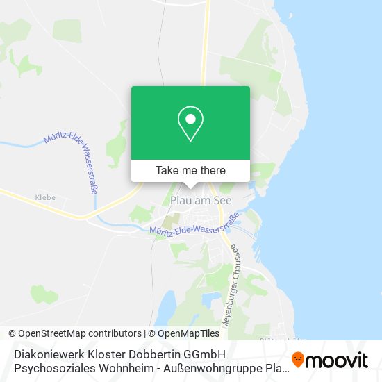 Diakoniewerk Kloster Dobbertin GGmbH Psychosoziales Wohnheim - Außenwohngruppe Plau map