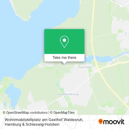 Карта Wohnmobilstellplatz am Gasthof Waldesruh