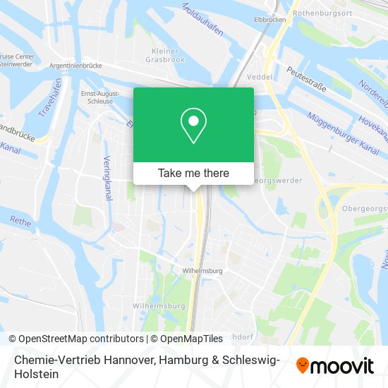 Chemie-Vertrieb Hannover map