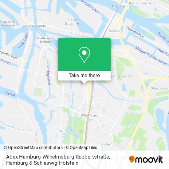 Abex Hamburg-Wilhelmsburg Rubbertstraße map