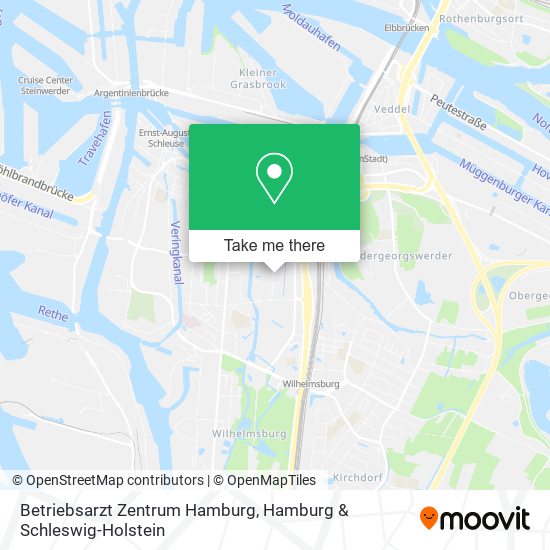 Betriebsarzt Zentrum Hamburg map