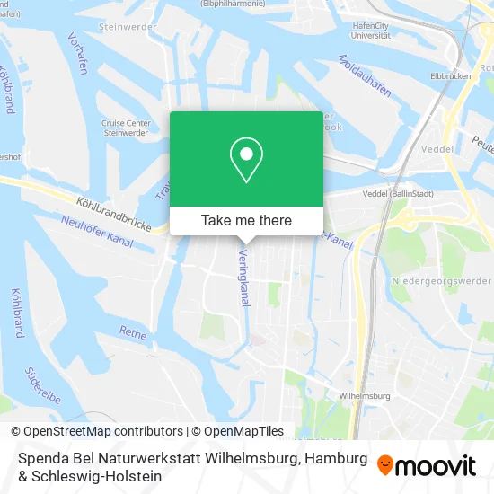 Spenda Bel Naturwerkstatt Wilhelmsburg map