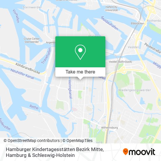 Hamburger Kindertagesstätten Bezirk Mitte map