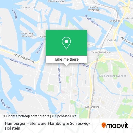 Hamburger Hafenware map