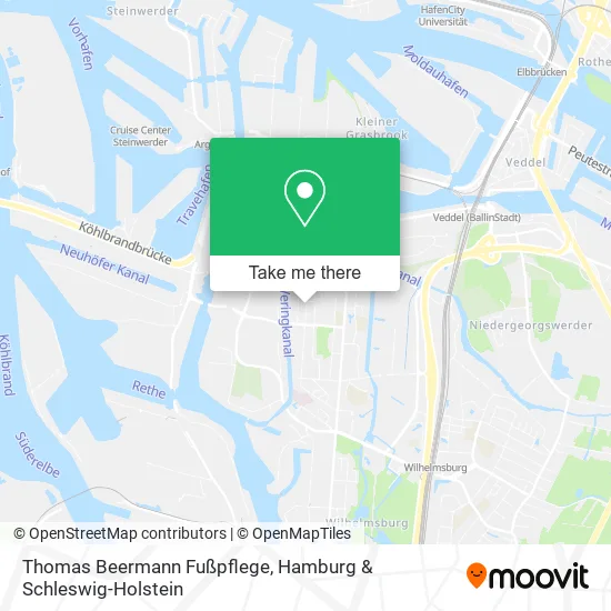 Карта Thomas Beermann Fußpflege