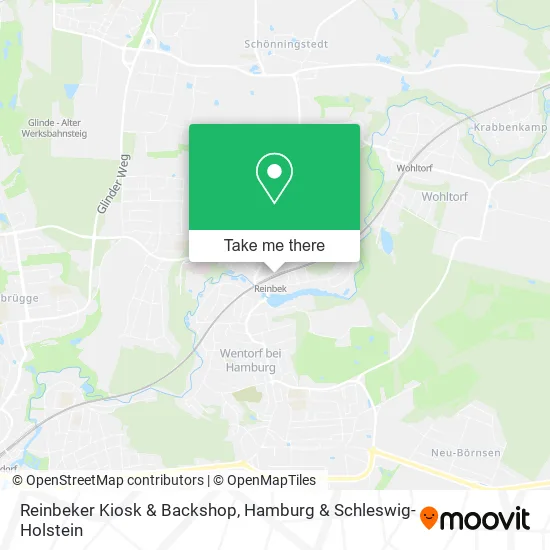 Карта Reinbeker Kiosk & Backshop