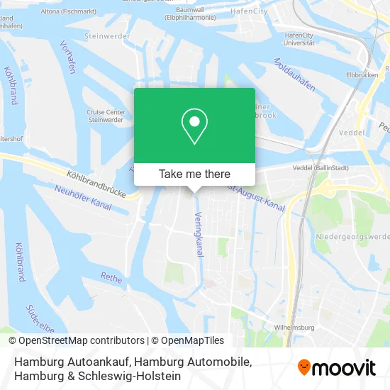 Карта Hamburg Autoankauf, Hamburg Automobile