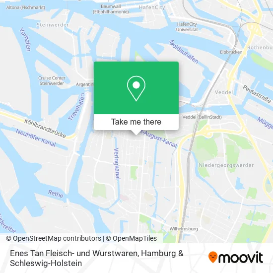 Карта Enes Tan Fleisch- und Wurstwaren