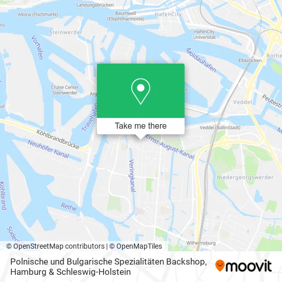 Карта Polnische und Bulgarische Spezialitäten Backshop