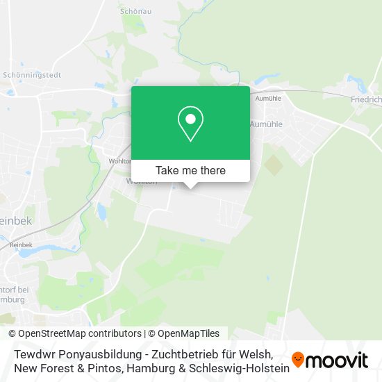 Tewdwr Ponyausbildung - Zuchtbetrieb für Welsh, New Forest & Pintos map