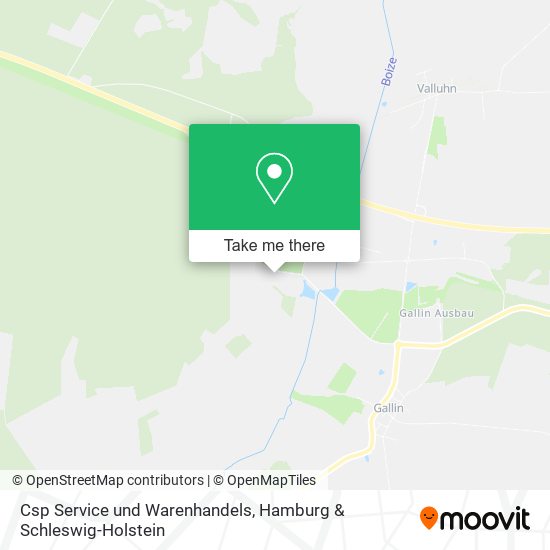 Csp Service und Warenhandels map