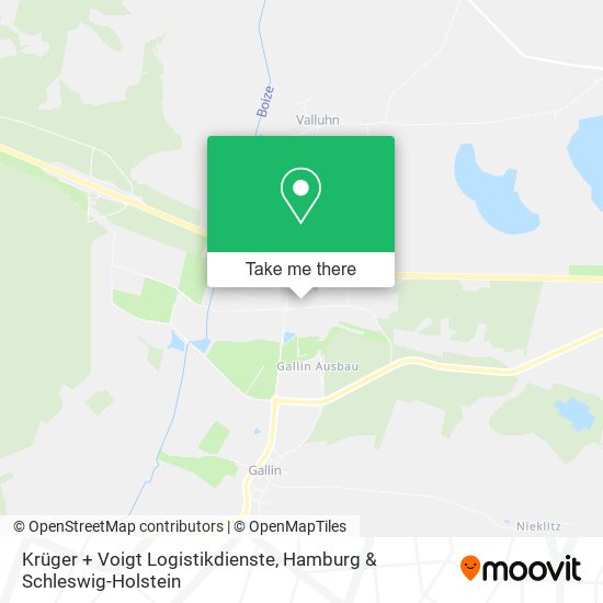 Krüger + Voigt Logistikdienste map