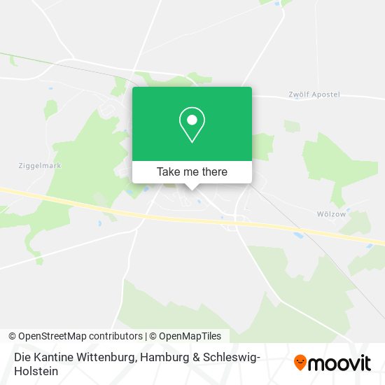 Die Kantine Wittenburg map