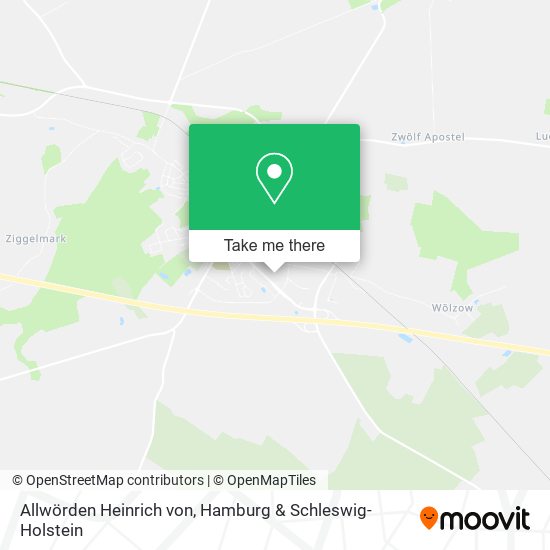 Allwörden Heinrich von map