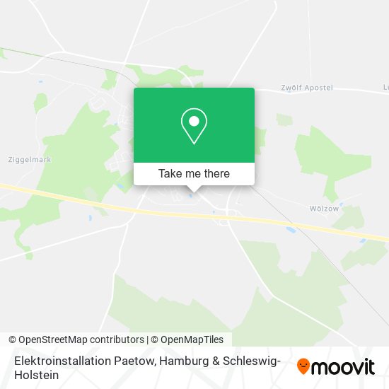 Elektroinstallation Paetow map