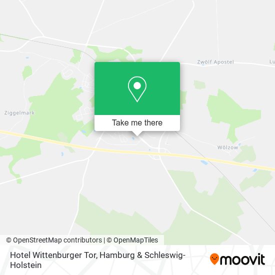 Hotel Wittenburger Tor map