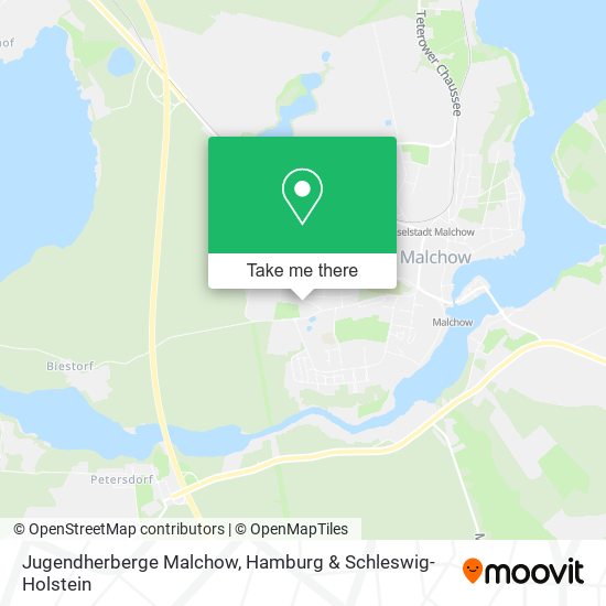 Jugendherberge Malchow map