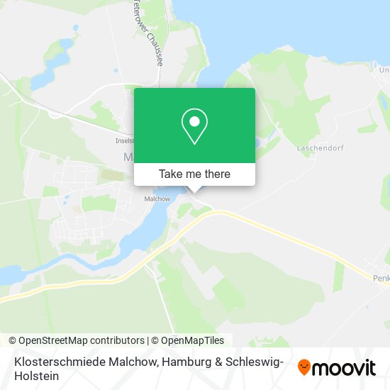 Klosterschmiede Malchow map