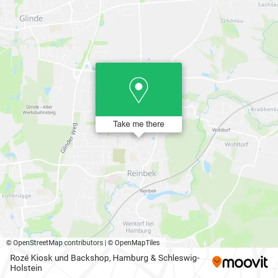 Карта Rozé Kiosk und Backshop