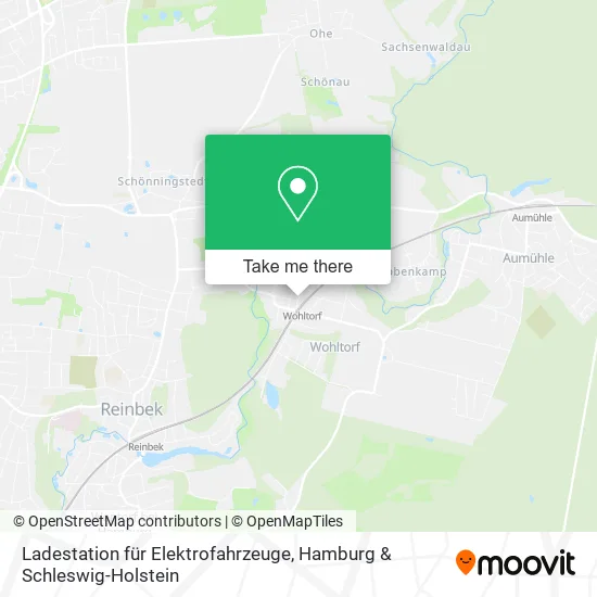 Карта Ladestation für Elektrofahrzeuge