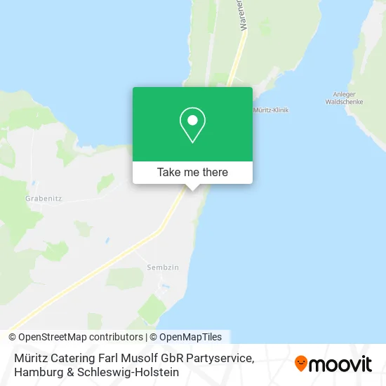 Карта Müritz Catering Farl Musolf GbR Partyservice