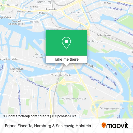 Карта Erjona Eiscaffe