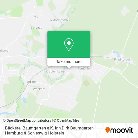 Карта Bäckerei Baumgarten e.K. Inh.Dirk Baumgarten