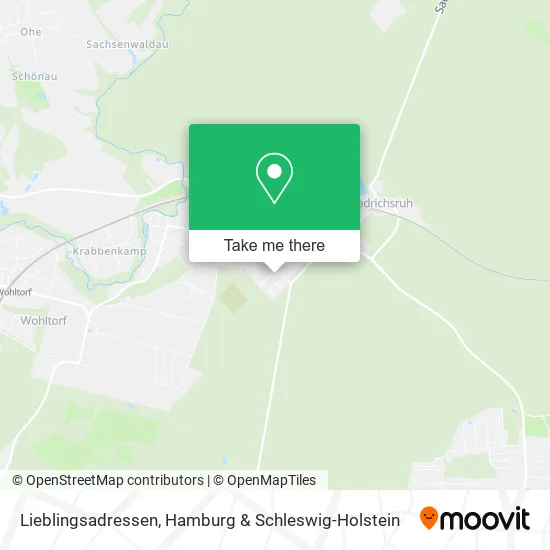 Карта Lieblingsadressen