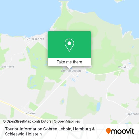Tourist-Information Göhren-Lebbin map