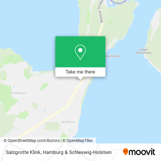 Карта Salzgrotte Klink